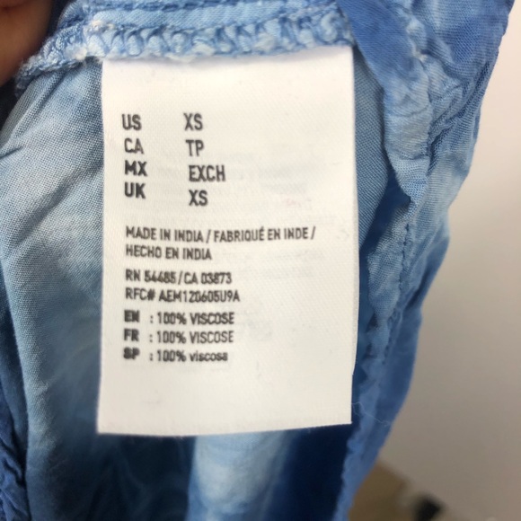 American Eagle Tie Dye Romper Shorts Sz XS - Picture 9 of 9